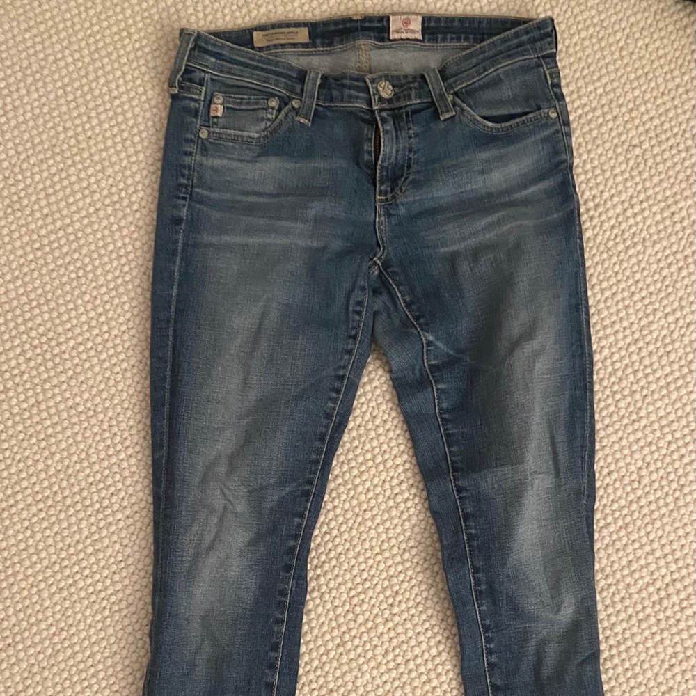 AG skinny medium wash jeans
